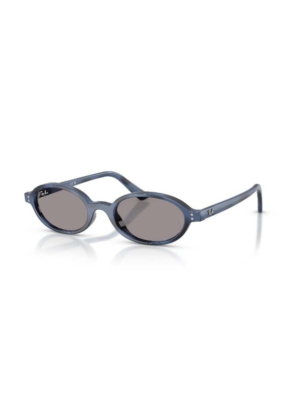 New Ray-Ban Unisex Sunglasses Havana Blue Grey Lens Injected Frame Ray Ban 6855